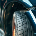 Meranie geometrie náprav na osobnom aute.