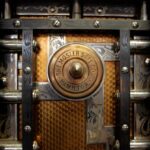 Domáci trezor zabudovaný v stene ako bezpečné miesto na cennosti.