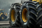 OTR pneumatiky pre ťažké stavebné, banské a priemyselné stroje určené na prevádzku v náročnom teréne.